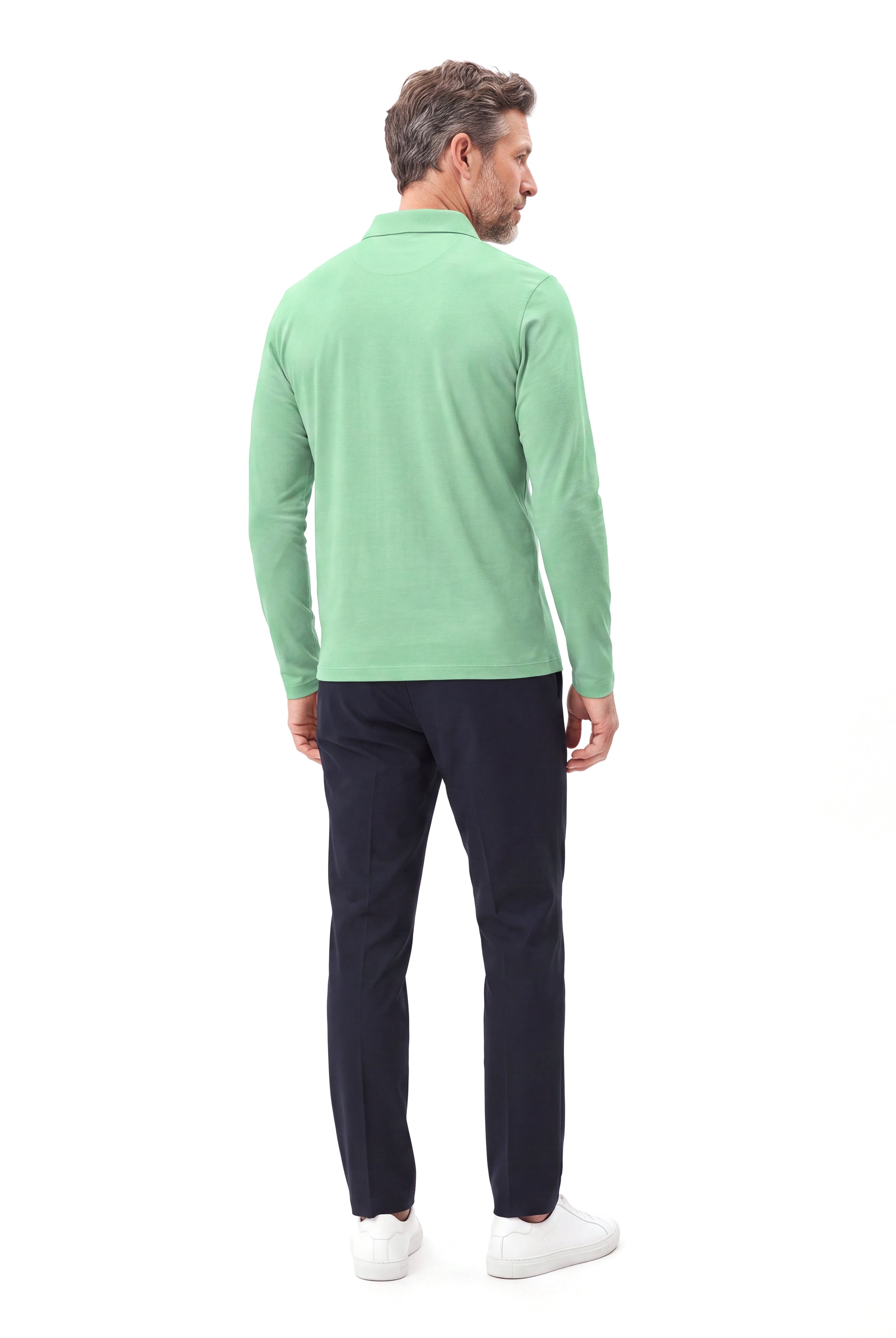 Piqué polo met slim fit Heren