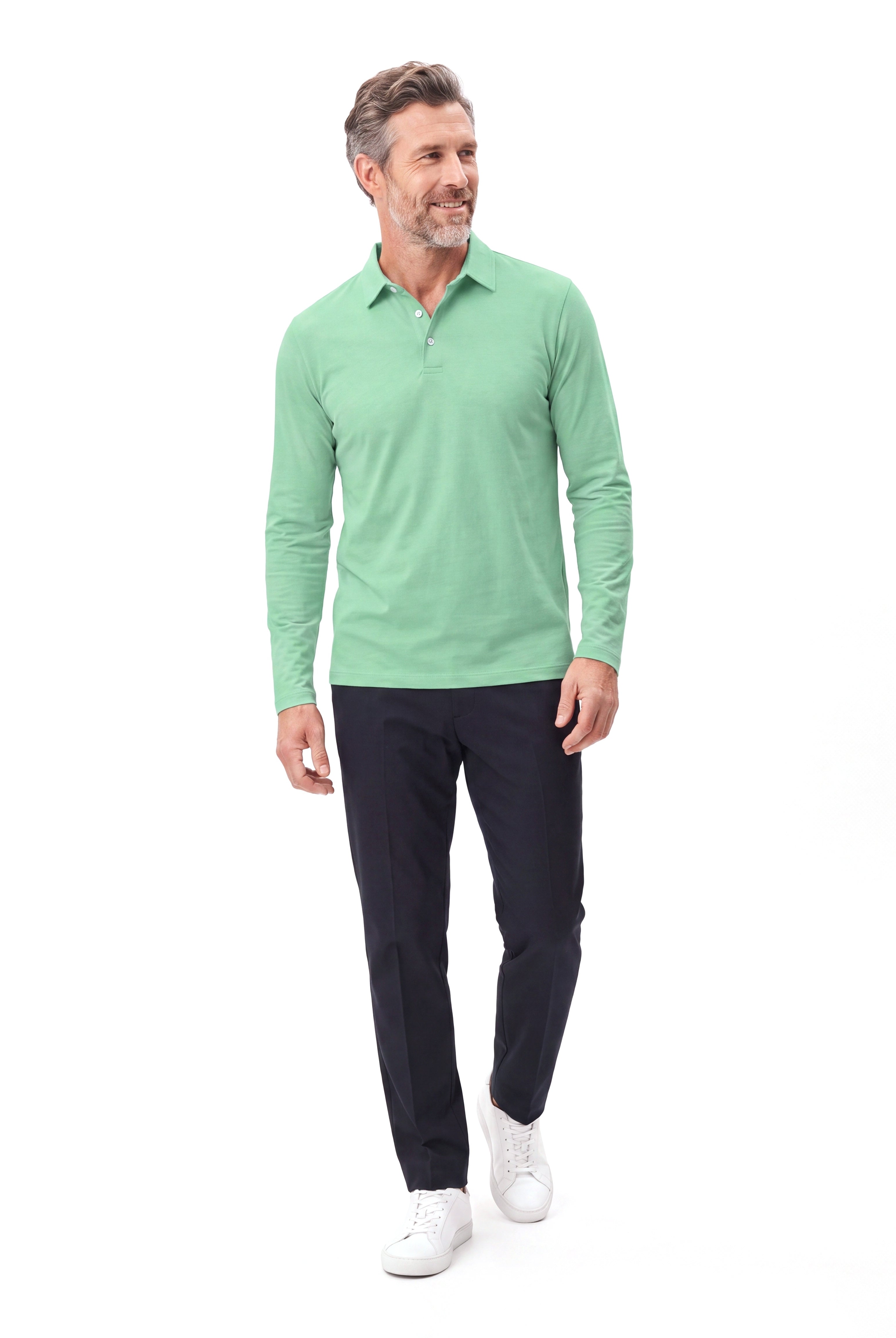 Piqué polo met slim fit Heren