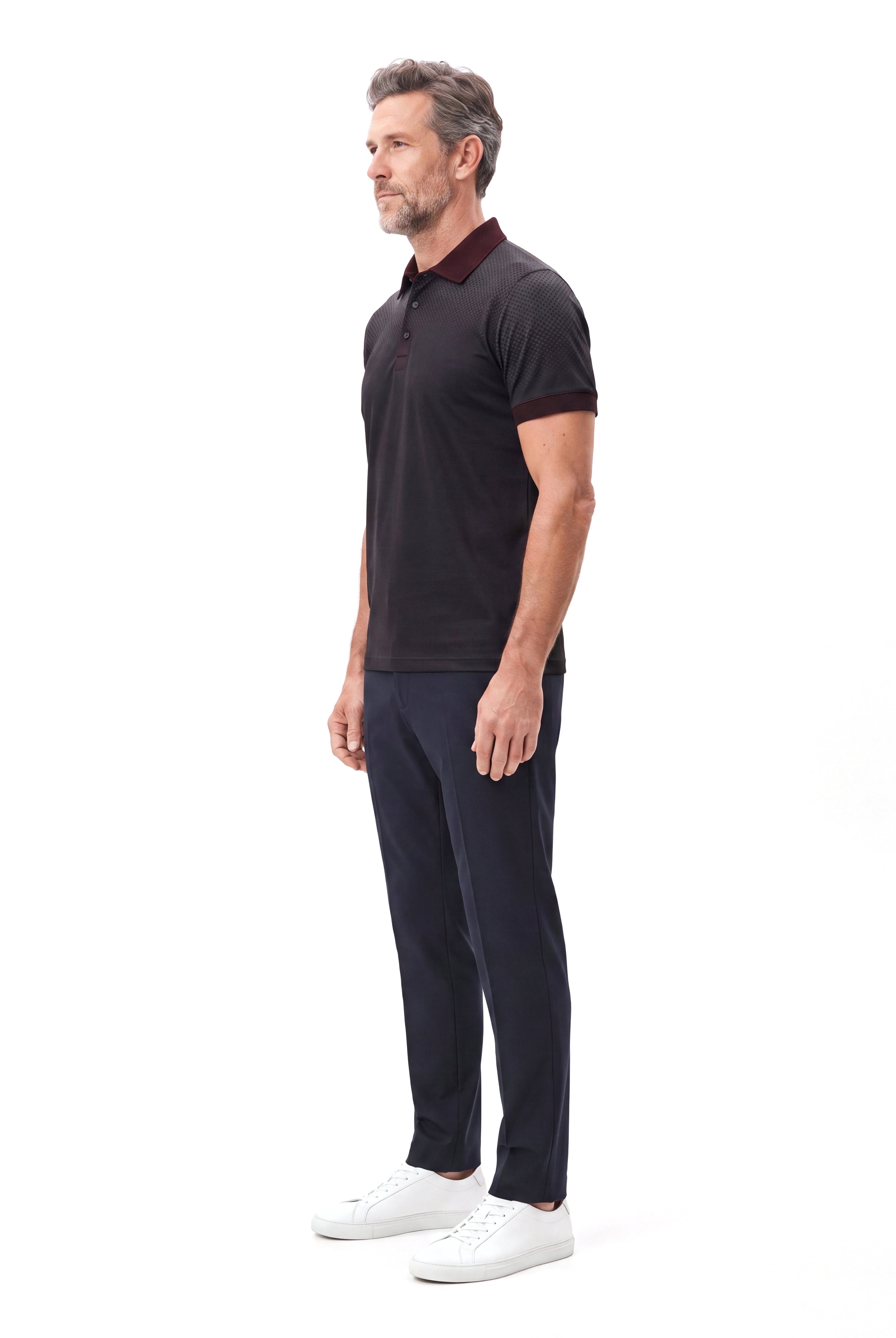Katoenen poloshirt met korte mouw Heren