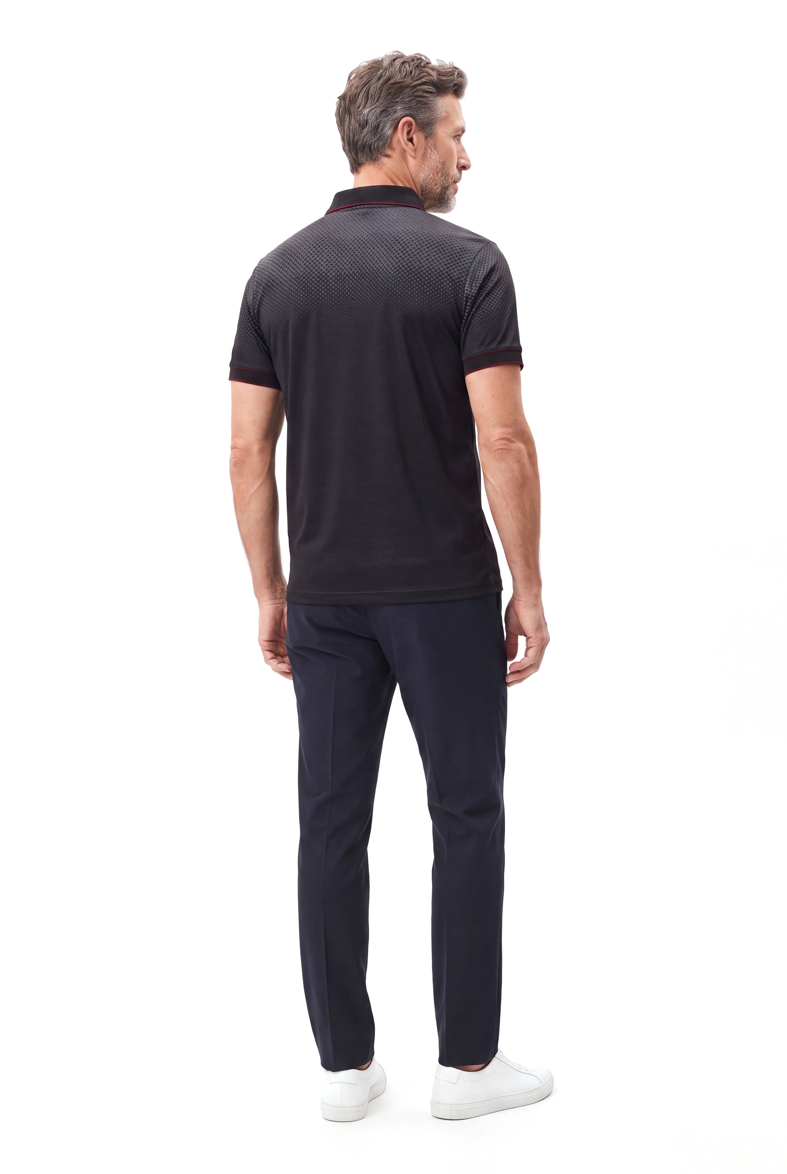 Katoenen poloshirt met korte mouw Heren
