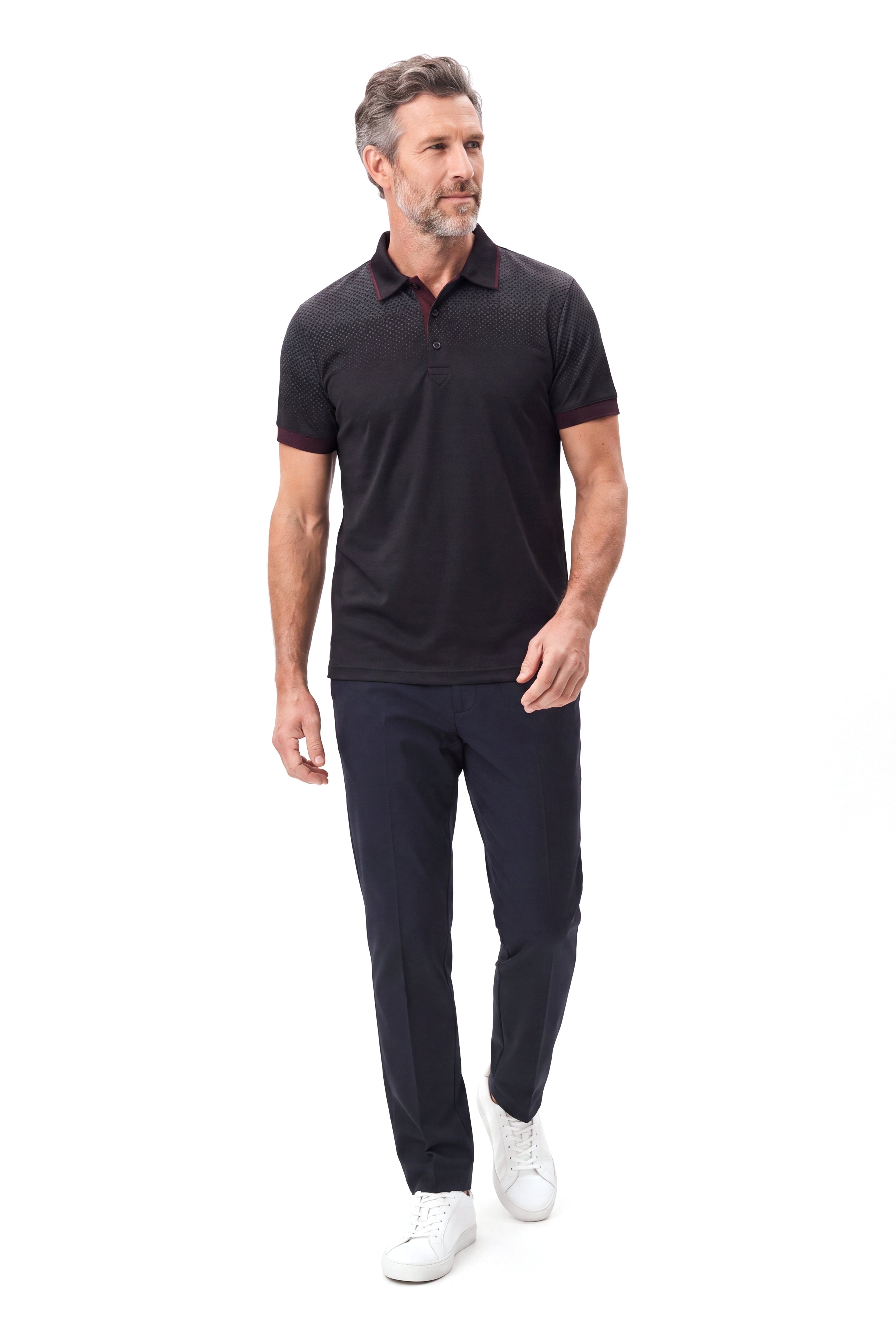 Katoenen poloshirt met korte mouw Heren