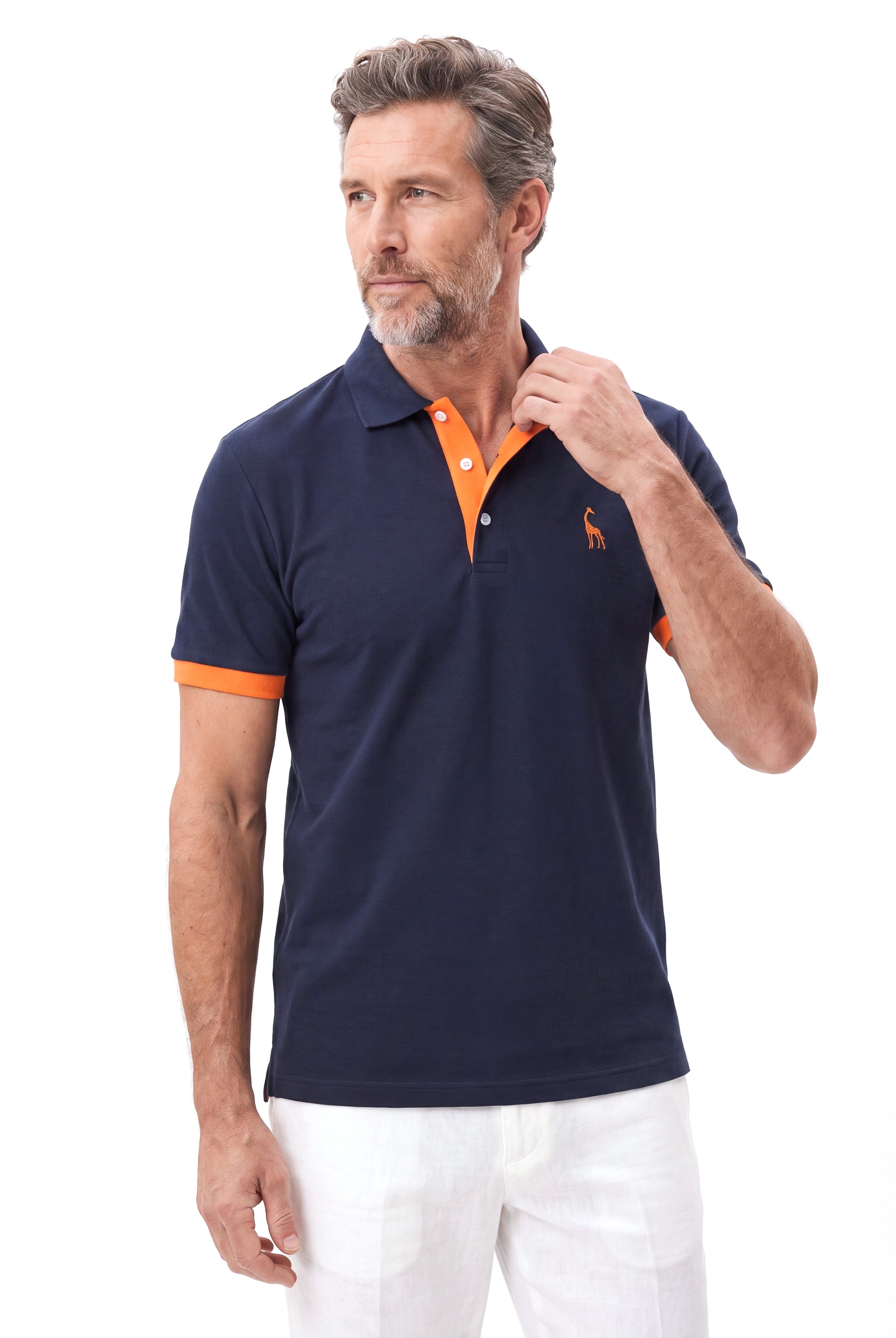 Piqué polo met korte mouw Heren