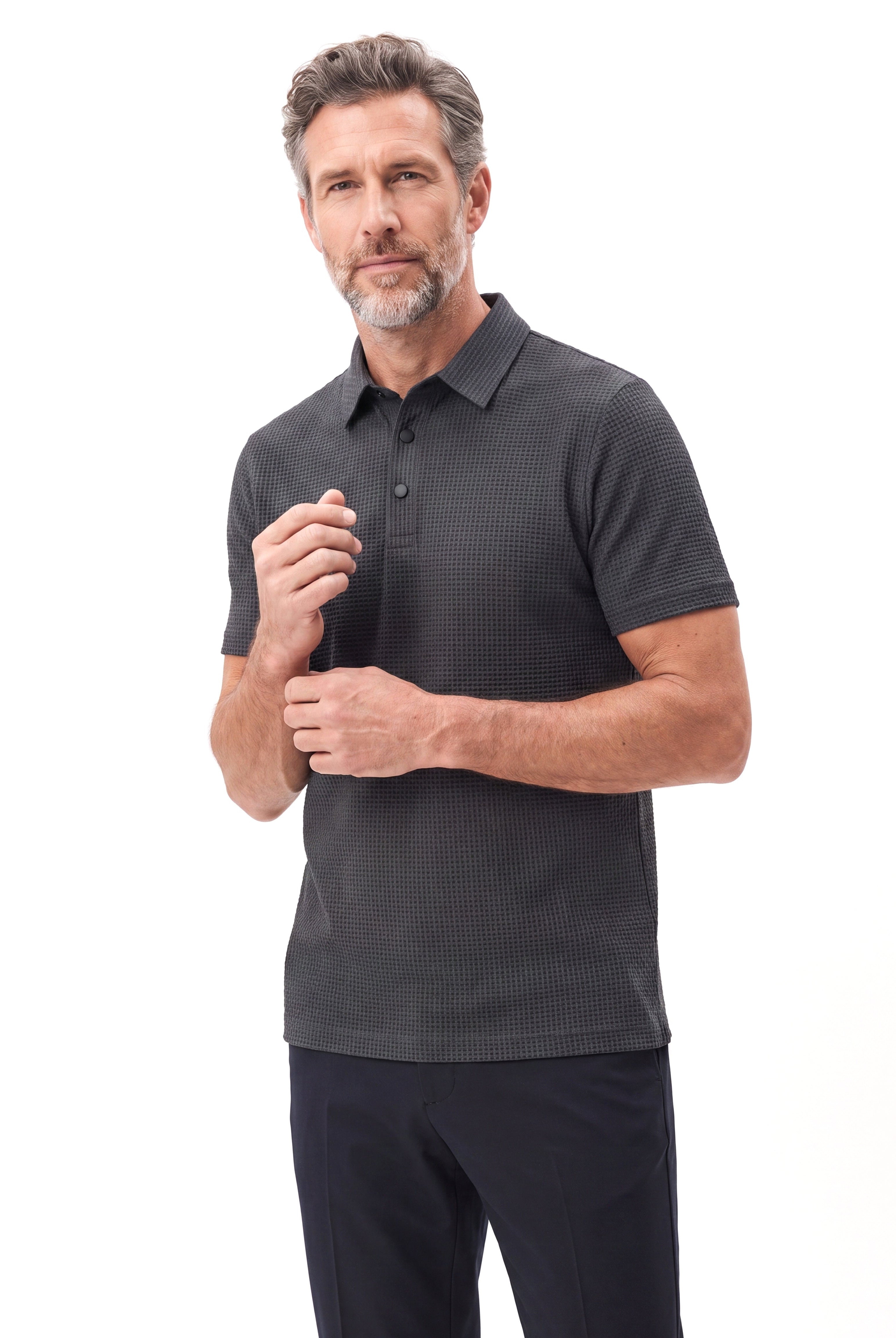 Piqué Polo met Contrasterende Boord Heren