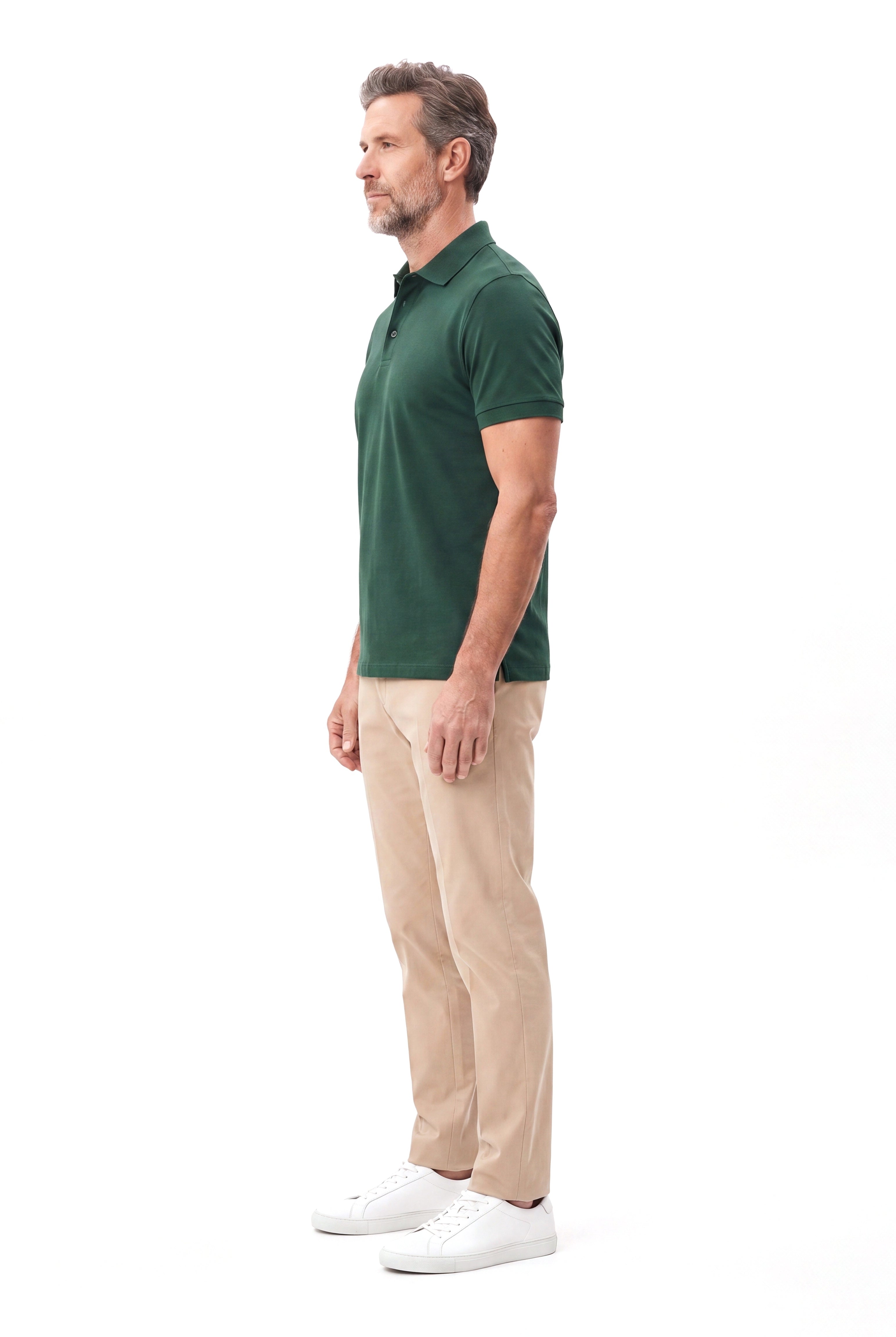 Katoenen poloshirt met fijne piqué structuur Heren