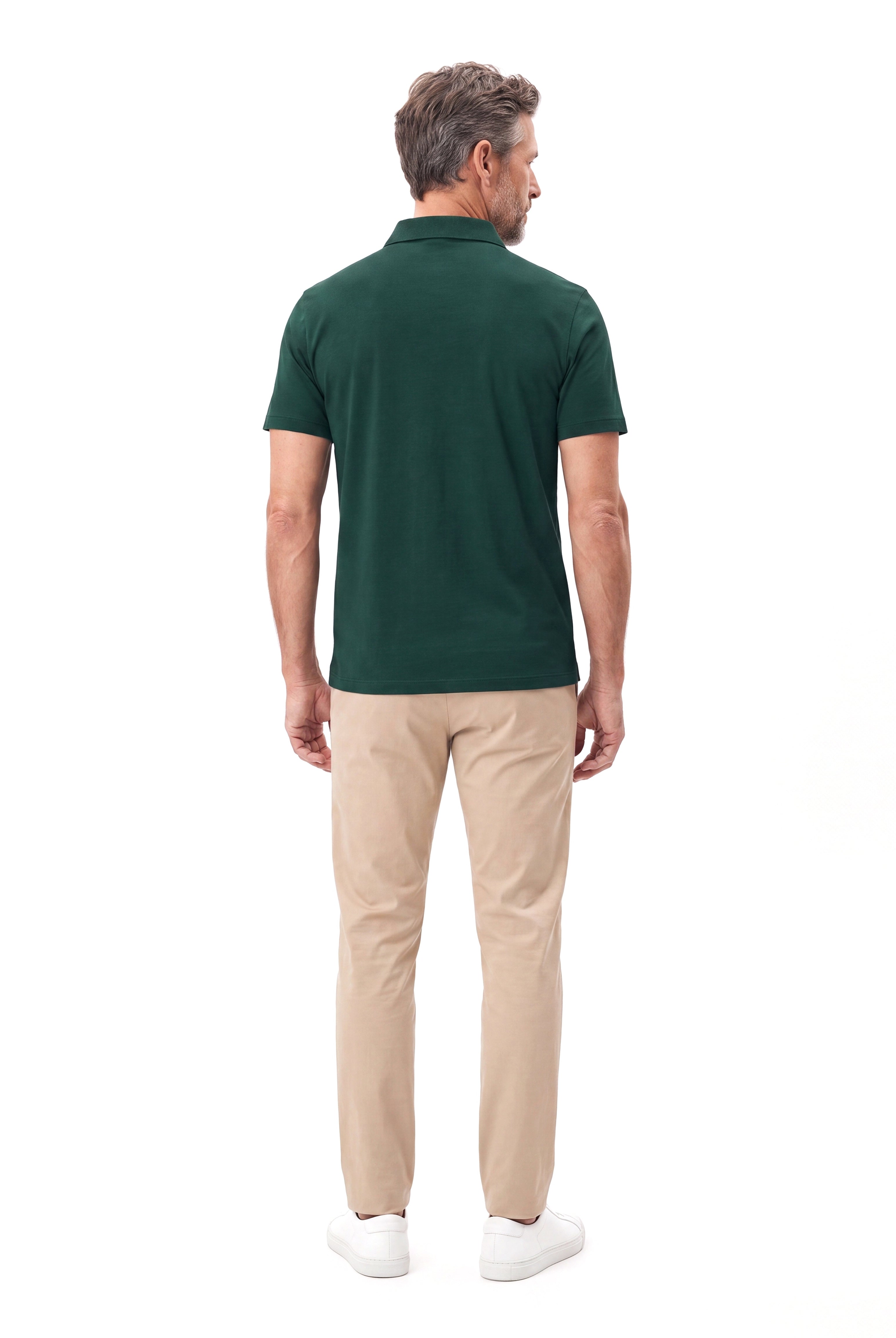 Katoenen poloshirt met fijne piqué structuur Heren