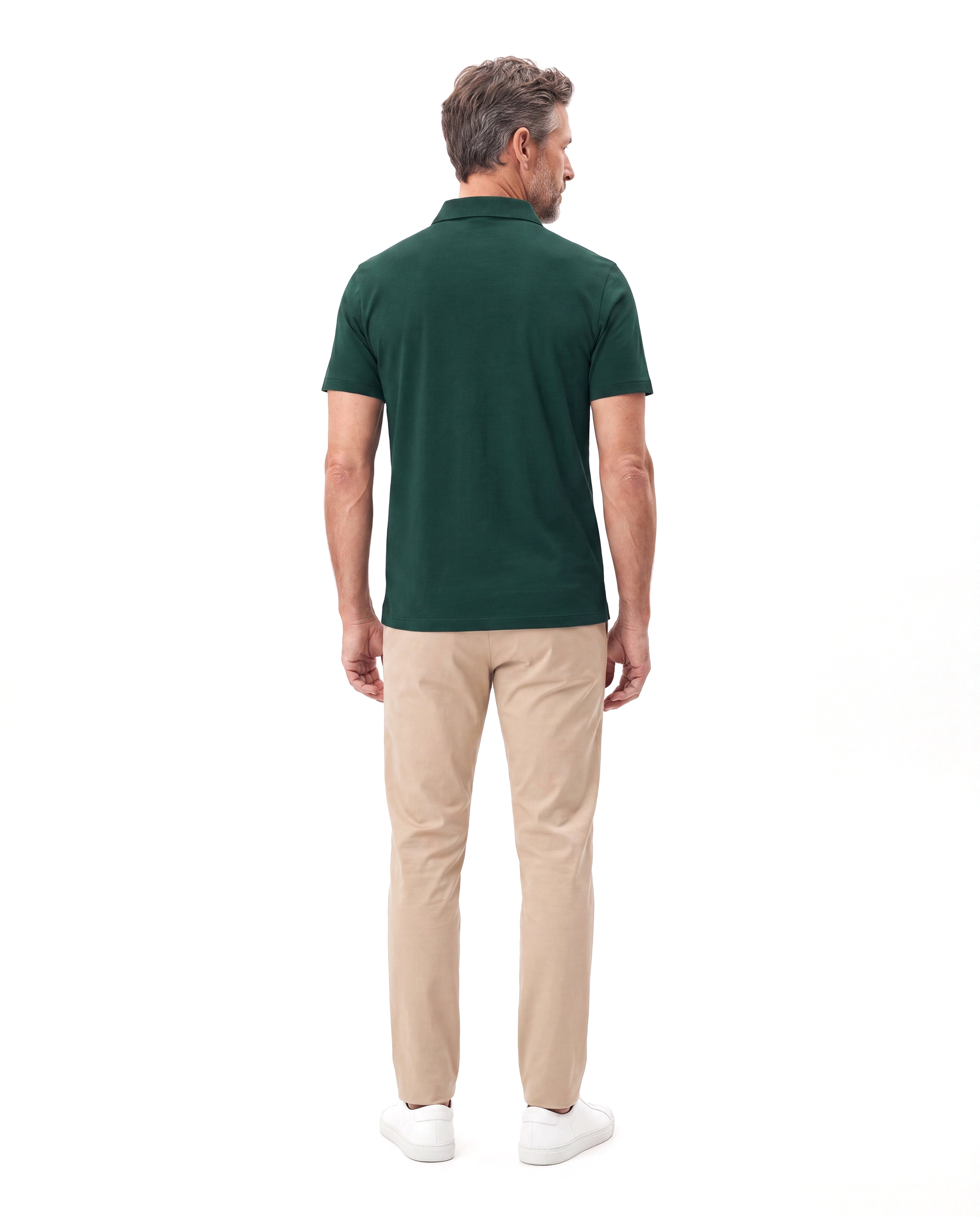 Katoenen poloshirt met fijne piqué structuur Heren