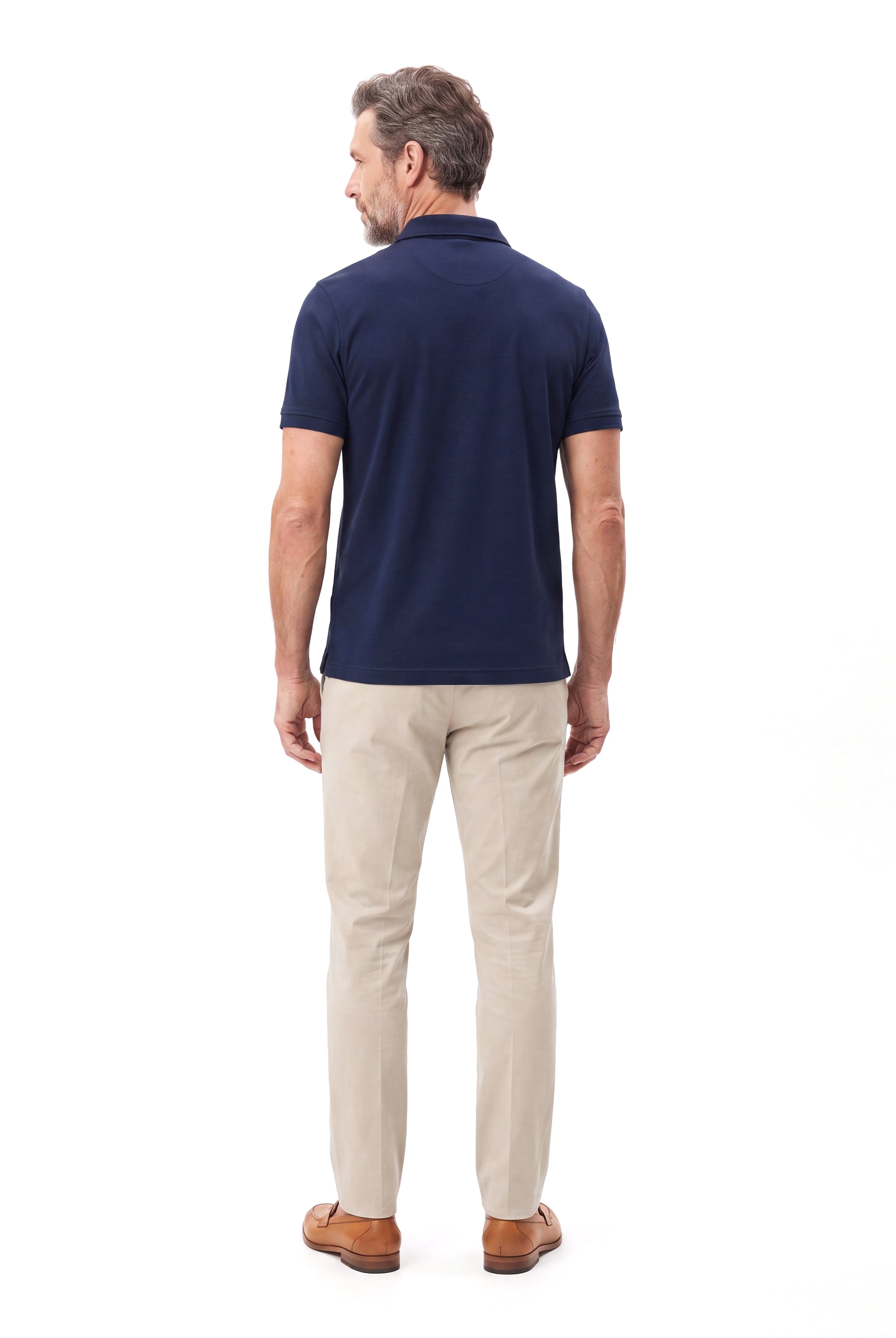 Luxe polo met ritssluiting Heren