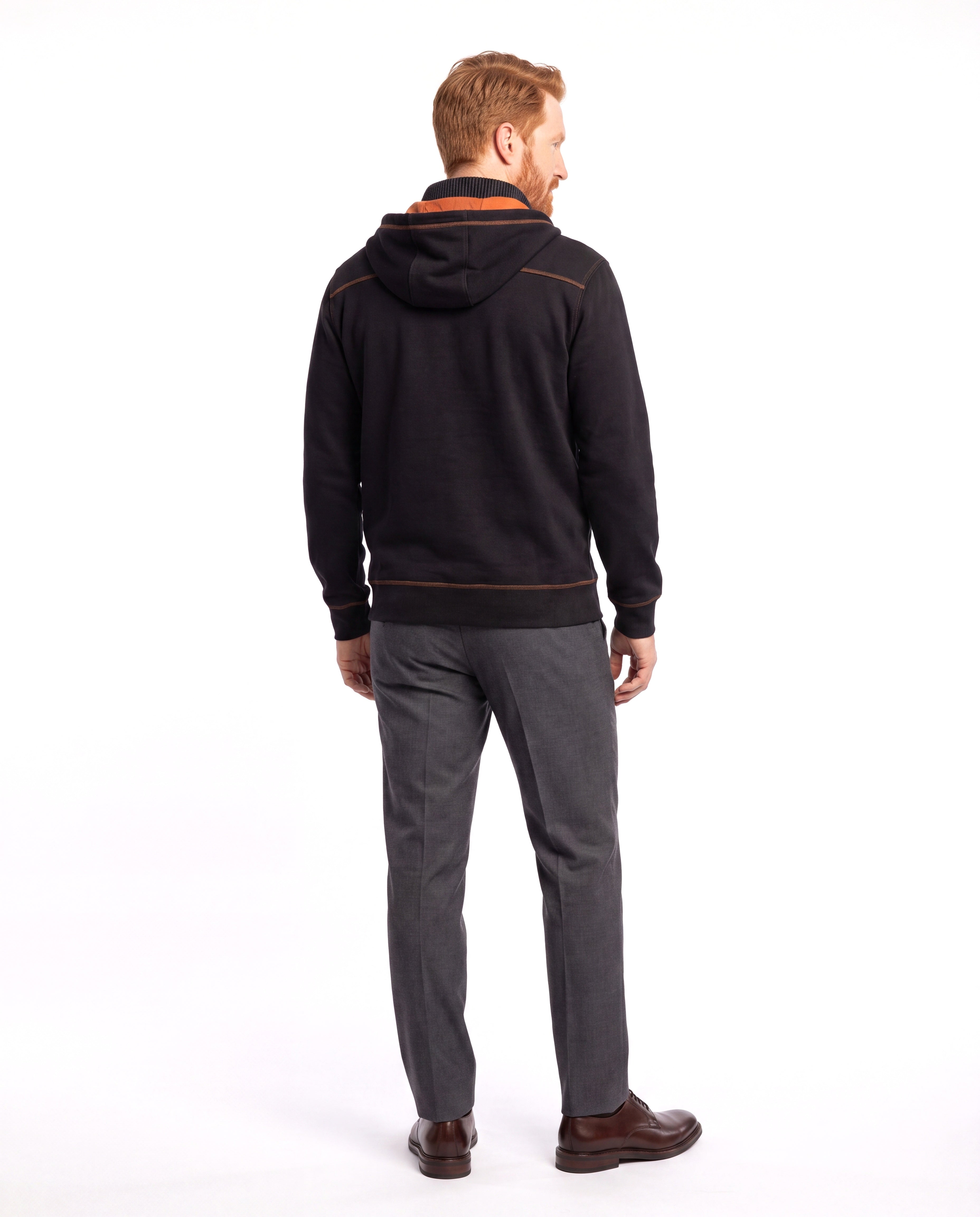 Thermische hoodie met geïsoleerde voering Heren