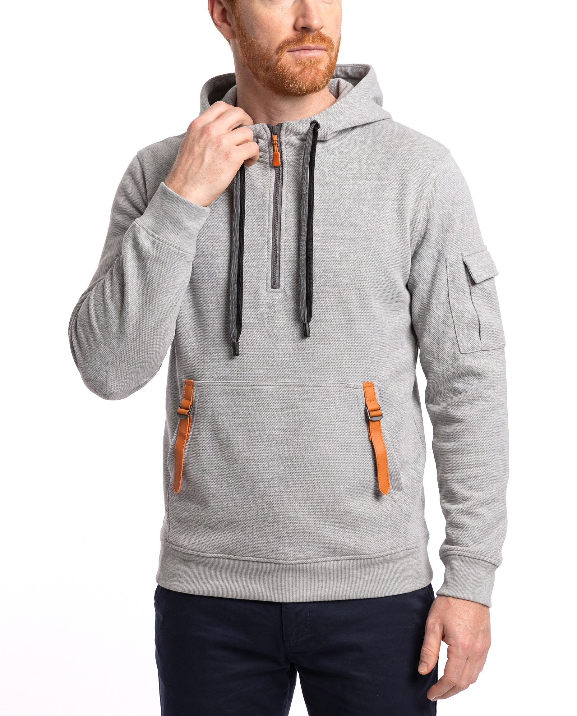 Katoenen hoodie met capuchon Heren