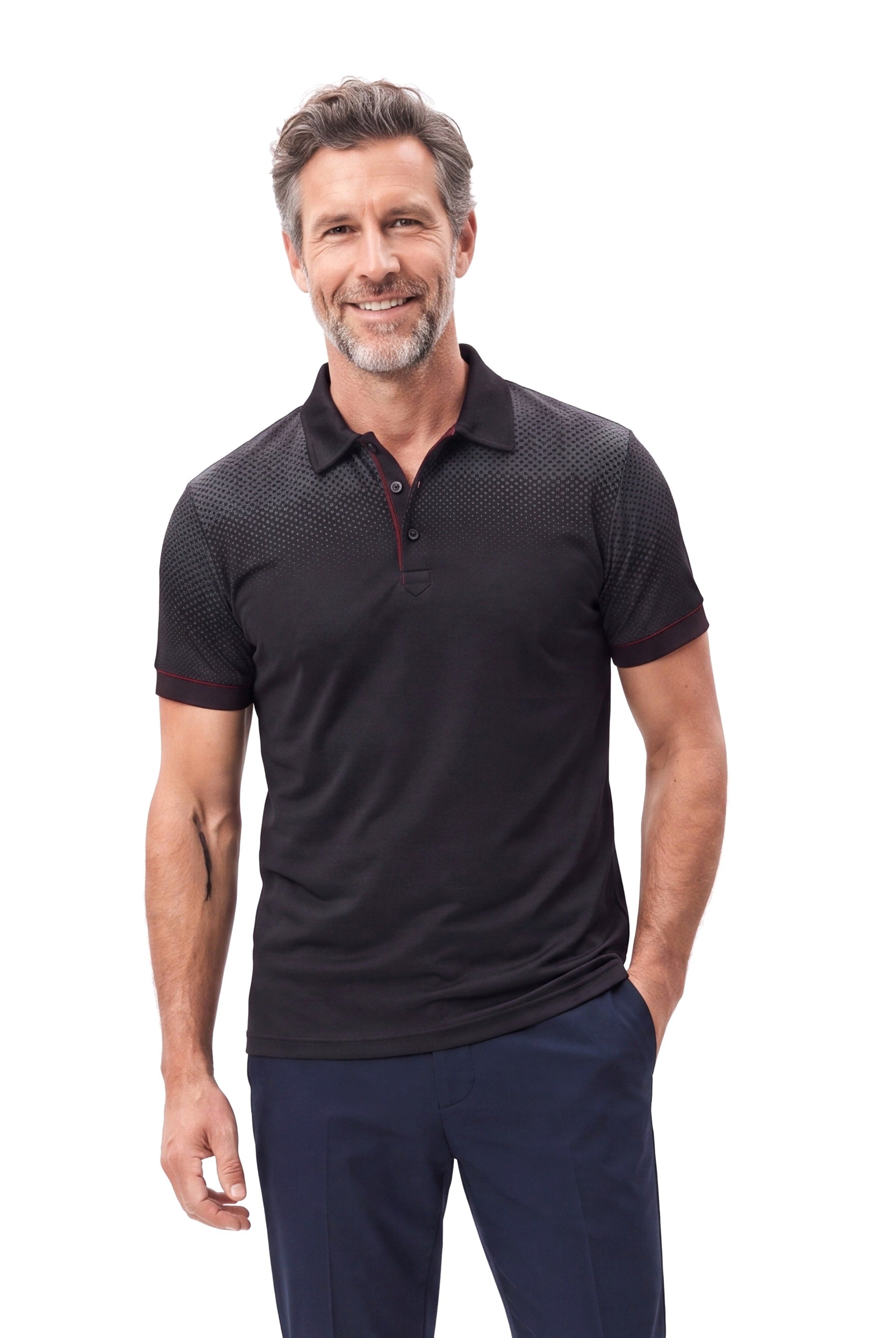 Katoenen poloshirt met korte mouw Heren
