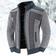 Gebreid Vest Heren Fleece Voering Opstaande Kraag