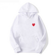 Katoenen Hoodie Heren Casual Hartprint
