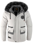 Parka Heren Winter Bontkraag Capuchon
