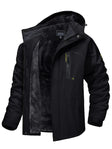 Waterdichte Winterjas Heren Capuchon Fleece Voering