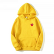 Katoenen Hoodie Heren Casual Hartprint
