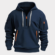 Cargo Hoodie Heren Ritszakken Halve Rits