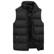 Gewatteerde Bodywarmer Heren Opstaande Kraag Ritszakken
