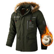 Parka Heren Bontkraag Fleece Voering