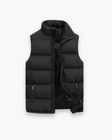 Gewatteerde Bodywarmer Heren Opstaande Kraag Ritszakken