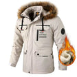 Parka Heren Bontkraag Fleece Voering