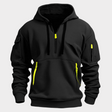 Cargo Hoodie Heren Ritszakken Halve Rits