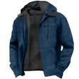 Katoenen Winterjas Heren Fleece Voering Capuchon