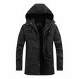 Katoenen Winterparka Heren Fleece Voering Capuchon