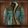 Sherpa Fleecevest Heren Western Opstaande Kraag