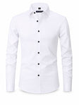 Stretch Overhemd Heren Slim Fit Ultiem Comfort