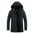 Katoenen Parka Heren Fleece Voering Capuchon