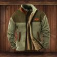 Sherpa Fleecevest Heren Western Opstaande Kraag