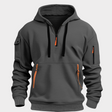 Cargo Hoodie Heren Ritszakken Halve Rits
