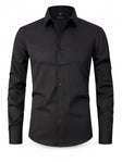 Stretch Overhemd Heren Slim Fit Ultiem Comfort