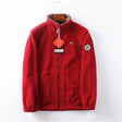 Fleece Vest Heren Warme Voering Staande Kraag