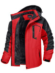 Waterdichte Winterjas Heren Capuchon Fleece Voering