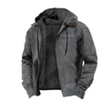 Katoenen Winterjas Heren Fleece Voering Capuchon