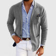 Gebreid Blazervest Heren Casual Revers Zakken