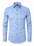 Stretch Overhemd Heren Slim Fit Ultiem Comfort