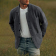 Wollen Blazer Heren Casual Revers Zakken