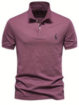Poloshirt Heren Slim Fit Korte Mouw