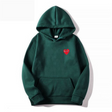 Katoenen Hoodie Heren Casual Hartprint