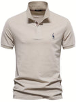 Poloshirt Heren Slim Fit Korte Mouw