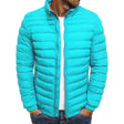 Gewatteerde Puffer Jas Heren Staande Kraag Slim Fit
