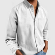 Denim Overhemd Heren Casual Borstzak