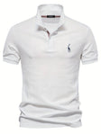 Poloshirt Heren Slim Fit Korte Mouw