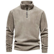 Fleece Trui Heren Kwart Zip Opstaande Kraag