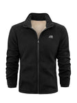Fleece Vest Heren Opstaande Kraag Sherpa Voering