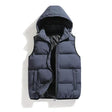 Gewatteerde Bodywarmer Heren Capuchon Ritszakken