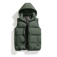Gewatteerde Bodywarmer Heren Capuchon Ritszakken