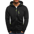 Sportieve Hoodie Heren Rits Capuchon